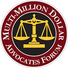 Multi-Million Dollar Advocates Forum Jacksonville Orlando Florida Attorneys Lawyers logo