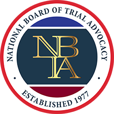 National Board of Trial Advocacy Jacksonville Orlando Florida Attorneys Lawyers logo