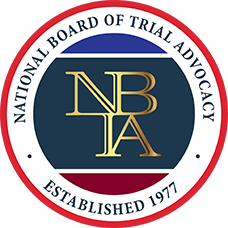 National Board of Trial Advocacy Jacksonville Orlando Florida Attorneys Lawyers logo